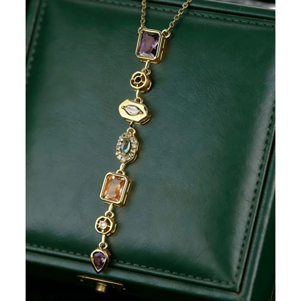 Modern Multi-stone Necklace